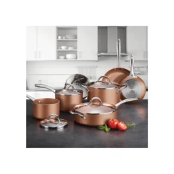 Tramontina 11 Pc Aluminum Nonstick Cookware Set- Copper 22 Tramontina 11 Pc Aluminum Nonstick Cookware Set- Copper -Deals Tramontina Store 80143590ANM001G