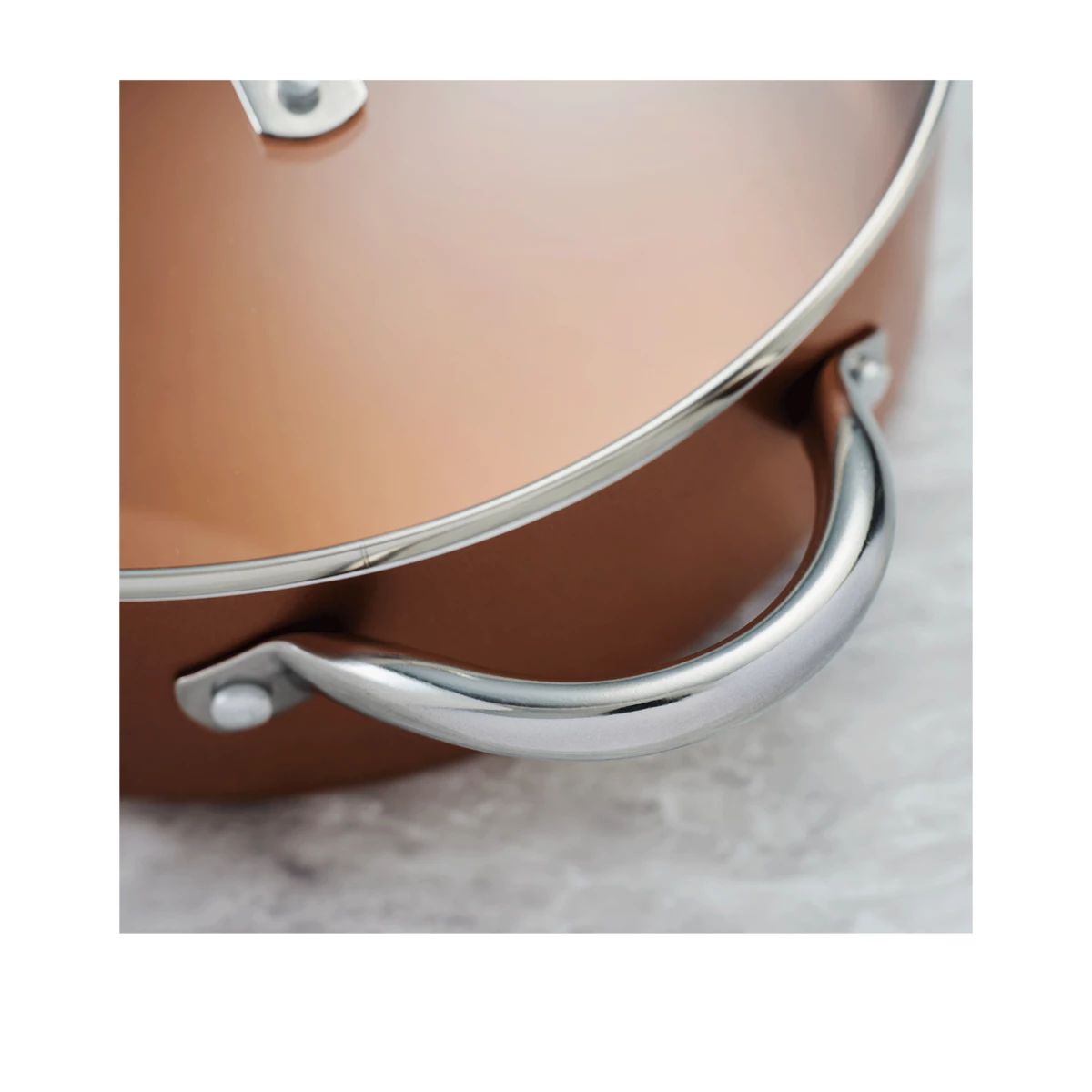 Tramontina 11 Pc Aluminum Nonstick Cookware Set- Copper 5 Tramontina 11 Pc Aluminum Nonstick Cookware Set- Copper - Image 5