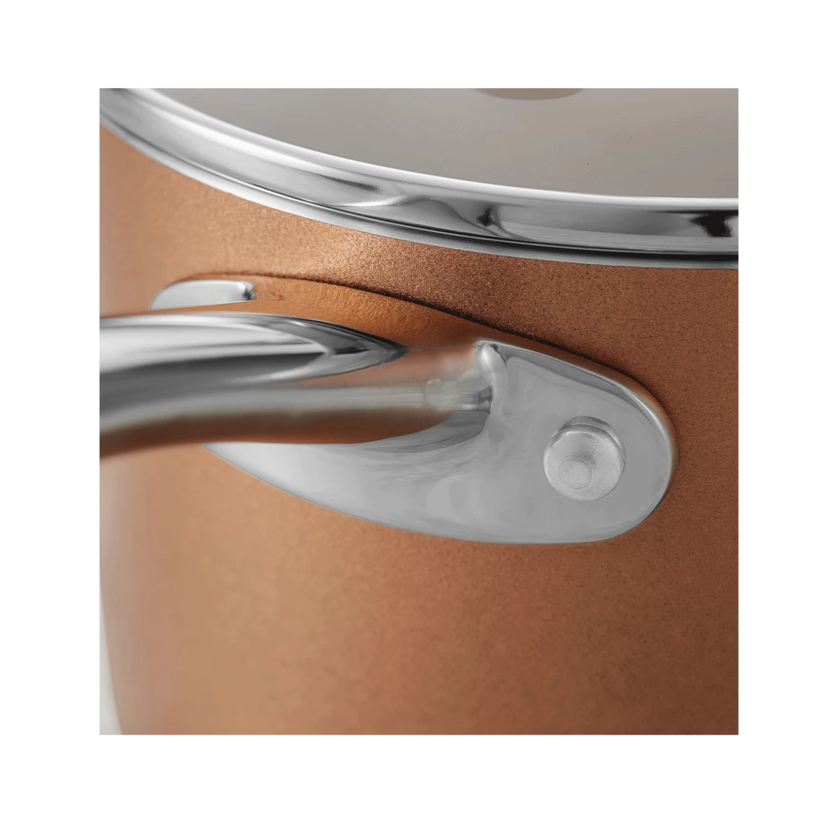 Tramontina 11 Pc Aluminum Nonstick Cookware Set- Copper 2 Tramontina 11 Pc Aluminum Nonstick Cookware Set- Copper - Image 2