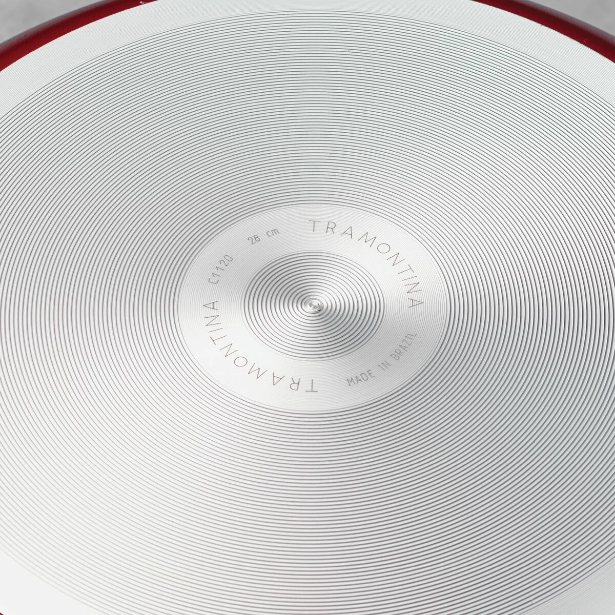 Tramontina Sicilia 9.5 In Aluminum Nonstick Saute Pan - Raspberry 2 Tramontina Sicilia 9.5 In Aluminum Nonstick Saute Pan - Raspberry - Image 2