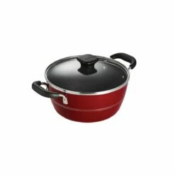 Tramontina Sicilia 4.5 Qt Aluminum Nonstick Covered Dutch Oven - Raspberry 12 Tramontina Sicilia 4.5 Qt Aluminum Nonstick Covered Dutch Oven - Raspberry -Deals Tramontina Store 80149041IXM001G