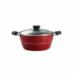 Tramontina Sicilia 4.5 Qt Aluminum Nonstick Covered Dutch Oven - Raspberry 11 Tramontina Sicilia 4.5 Qt Aluminum Nonstick Covered Dutch Oven - Raspberry -Deals Tramontina Store 80149041IXM002G