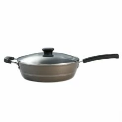Tramontina Sicilia 4.5 Qt Aluminum Nonstick Covered Chef''s Pan - Hazelnut 15 Tramontina Sicilia 4.5 Qt Aluminum Nonstick Covered Chef''s Pan - Hazelnut -Deals Tramontina Store 80149050IXM002G
