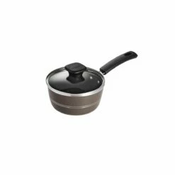 Tramontina Sicilia 1.25 Qt Aluminum Nonstick Covered Sauce Pan - Hazelnut 14 Tramontina Sicilia 1.25 Qt Aluminum Nonstick Covered Sauce Pan - Hazelnut -Deals Tramontina Store 80149051IXM001G