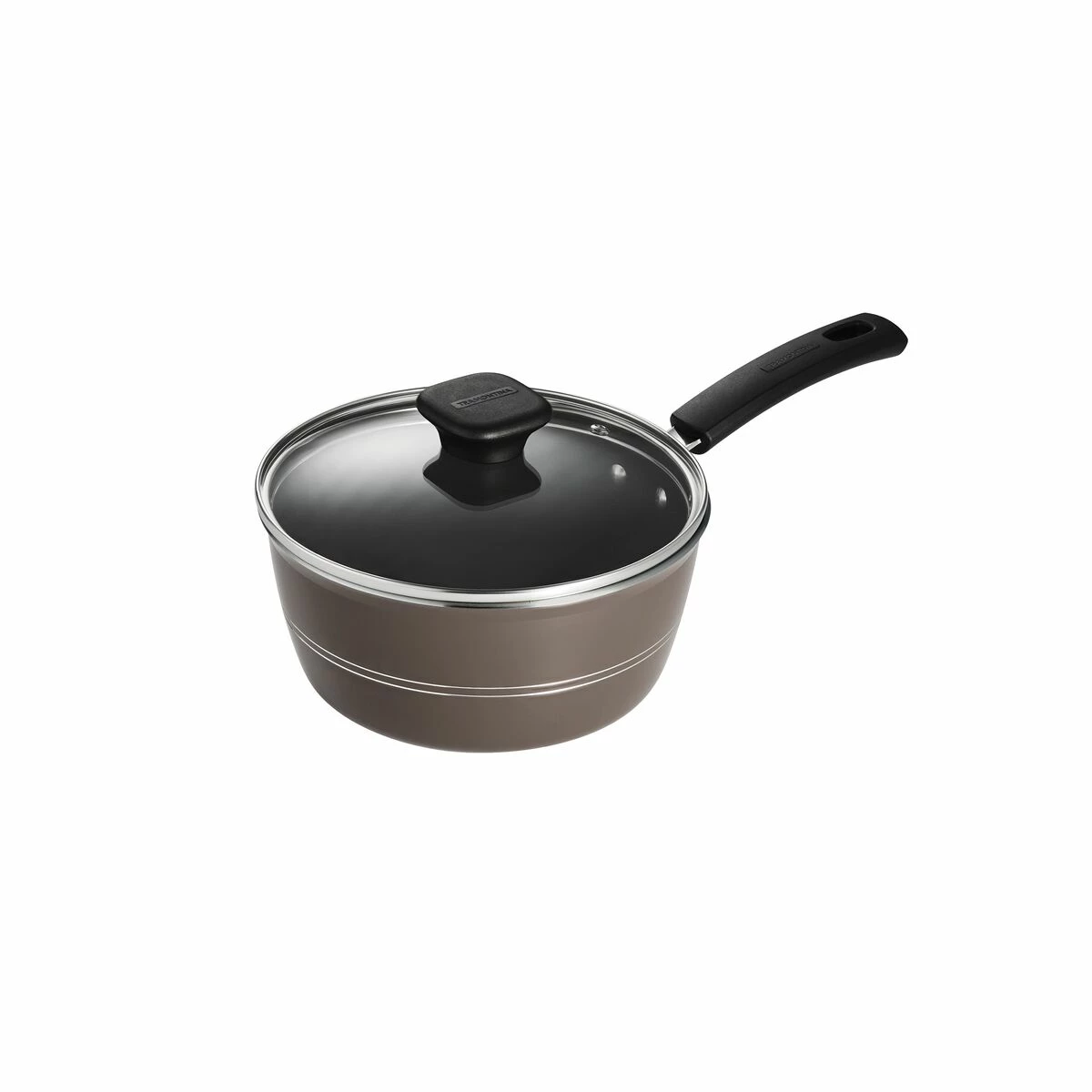 Tramontina Sicilia 2.5 Qt Aluminum Nonstick Covered Sauce Pan - Hazelnut 7 Tramontina Sicilia 2.5 Qt Aluminum Nonstick Covered Sauce Pan - Hazelnut - Image 7
