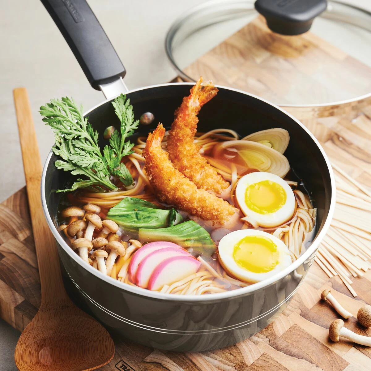 Tramontina Sicilia 2.5 Qt Aluminum Nonstick Covered Sauce Pan - Hazelnut 1 Tramontina Sicilia 2.5 Qt Aluminum Nonstick Covered Sauce Pan - Hazelnut