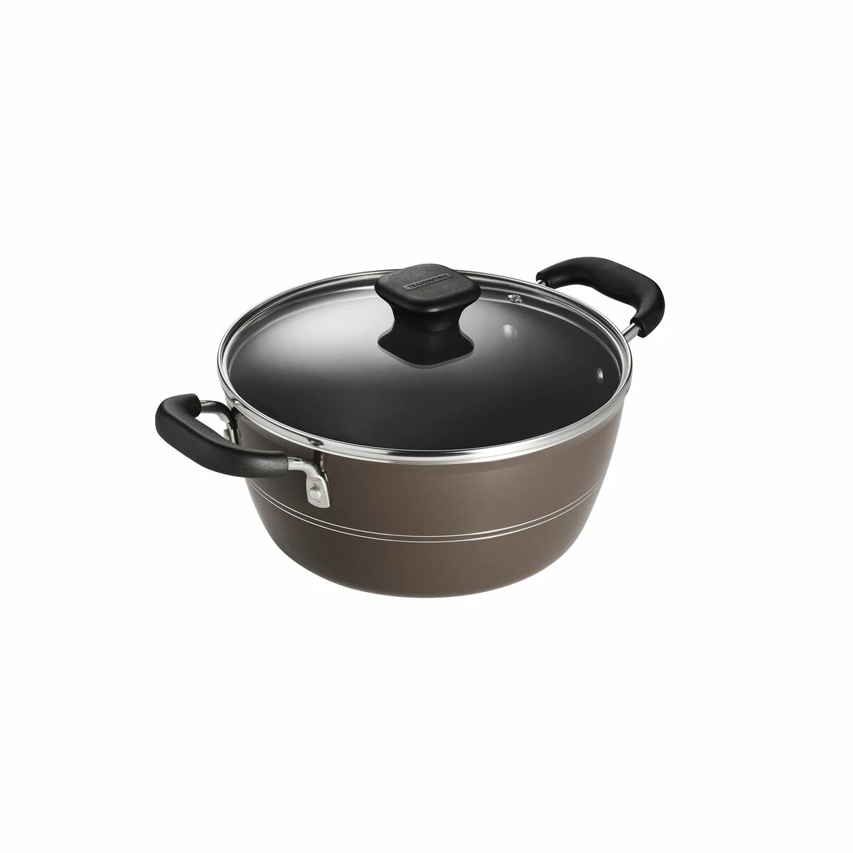 Tramontina Sicilia 4.5 Qt Aluminum Nonstick Covered Dutch Oven - Hazelnut 6 Tramontina Sicilia 4.5 Qt Aluminum Nonstick Covered Dutch Oven - Hazelnut - Image 6