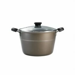 Tramontina Sicilia 8 Qt Aluminum Nonstick Covered Stock Pot - Hazelnut 11 Tramontina Sicilia 8 Qt Aluminum Nonstick Covered Stock Pot - Hazelnut -Deals Tramontina Store 80149056IXM002G