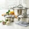 Tramontina Gourmet Selection 6 Pc Stainless Steel Stackable Pots And Pans