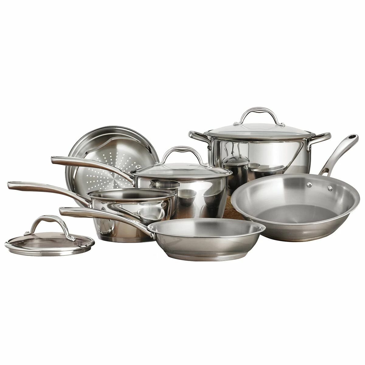 Tramontina 9 Pc Allegra Stainless Steel Cookware Set 7 Tramontina 9 Pc Allegra Stainless Steel Cookware Set - Image 7