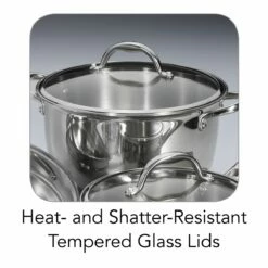 Tramontina 9 Pc Allegra Stainless Steel Cookware Set 11 Tramontina 9 Pc Allegra Stainless Steel Cookware Set -Deals Tramontina Store 80154567IXM003G