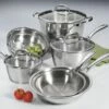 Tramontina 9 Pc Allegra Stainless Steel Cookware Set