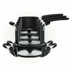 Tramontina Nesting 11 Pc Nonstick Cookware Set - Gray -Deals Tramontina Store 80156043IXM003G