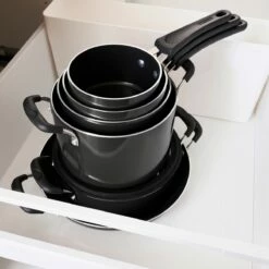 Tramontina Nesting 11 Pc Nonstick Cookware Set - Gray -Deals Tramontina Store 80156043IXM005G