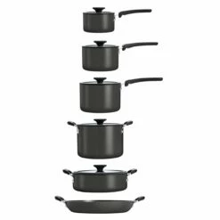 Tramontina Nesting 11 Pc Nonstick Cookware Set - Gray -Deals Tramontina Store 80156043IXM006G