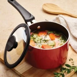 Tramontina Nesting 6 Pc Nonstick Sauce Pan Set - Red 9 Tramontina Nesting 6 Pc Nonstick Sauce Pan Set - Red -Deals Tramontina Store 80156065IXM003G