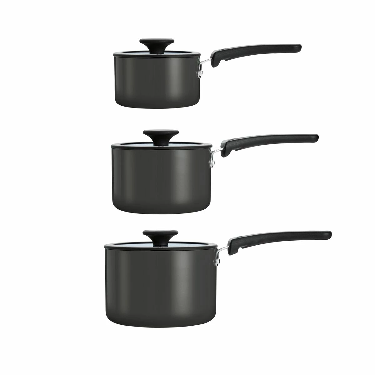 Tramontina Nesting 6 Pc Nonstick Sauce Pan Set - Gray 5 Tramontina Nesting 6 Pc Nonstick Sauce Pan Set - Gray - Image 5