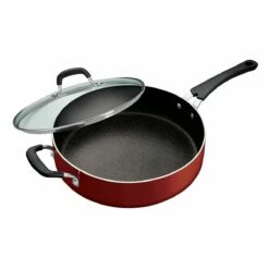 Tramontina 5.5 Qt Covered Nonstick Jumbo Cooker - Metallic Red 9 Tramontina 5.5 Qt Covered Nonstick Jumbo Cooker - Metallic Red -Deals Tramontina Store 80156077IXM001G
