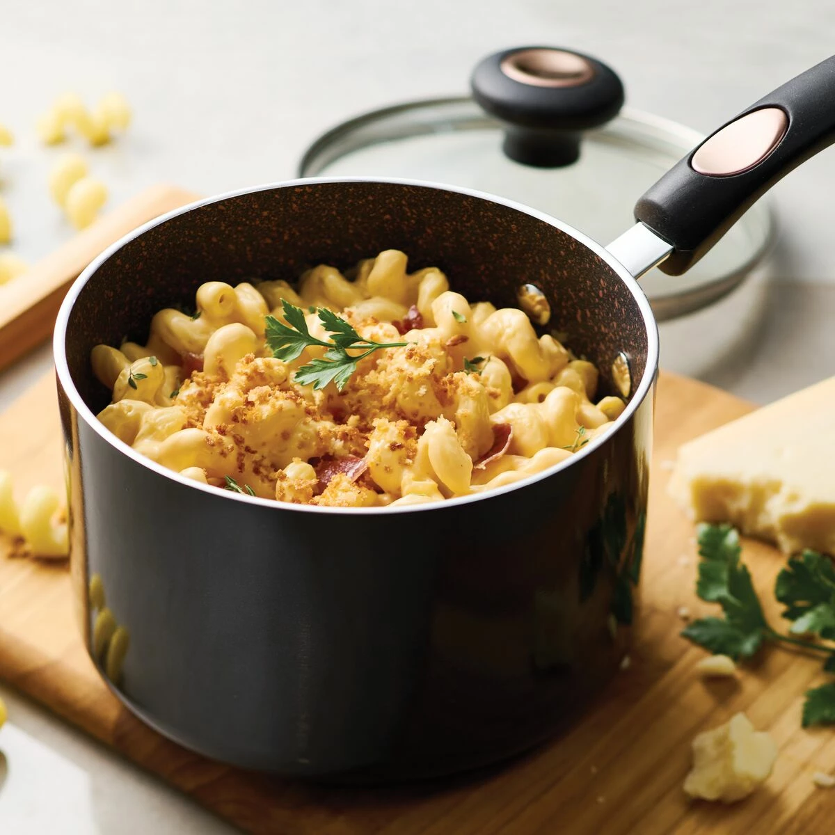 Tramontina "Pots & Pans" 2 Qt Aluminum Nonstick Covered Sauce Pan 1 Tramontina "Pots & Pans" 2 Qt Aluminum Nonstick Covered Sauce Pan