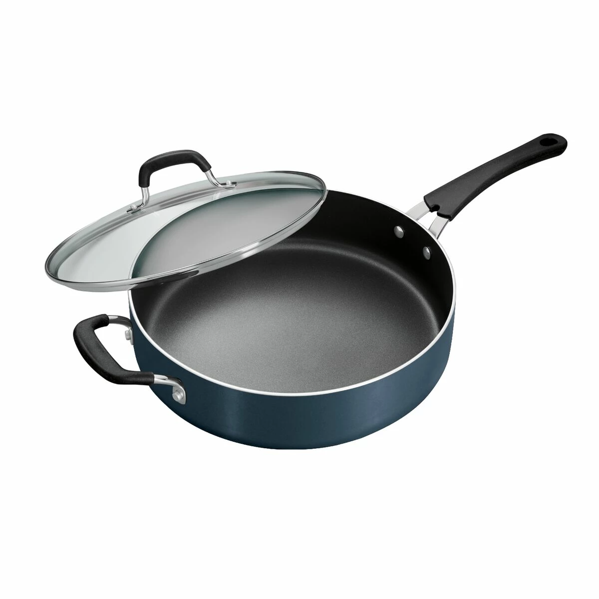 Tramontina 5.5 Qt Covered Aluminum Jumbo Cooker - Metallic Blue 2 Tramontina 5.5 Qt Covered Aluminum Jumbo Cooker - Metallic Blue - Image 2