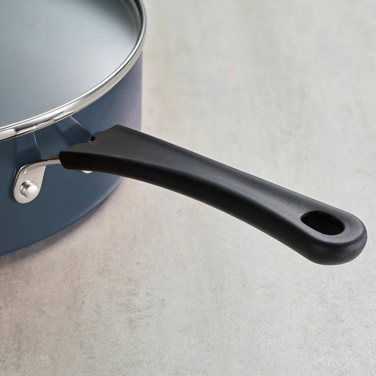 Tramontina 5.5 Qt Covered Aluminum Jumbo Cooker - Metallic Blue 4 Tramontina 5.5 Qt Covered Aluminum Jumbo Cooker - Metallic Blue - Image 4