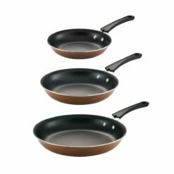 Tramontina 3 Pk Porcelain Enamel Fry Pans - Copper 12 Tramontina 3 Pk Porcelain Enamel Fry Pans - Copper -Deals Tramontina Store 80156108IXM001G