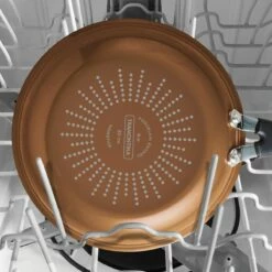 Tramontina 3 Pk Porcelain Enamel Fry Pans - Copper 17 Tramontina 3 Pk Porcelain Enamel Fry Pans - Copper -Deals Tramontina Store 80156108IXM006G