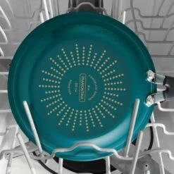 Tramontina 3 Pk Porcelain Enamel Fry Pans - Teal 17 Tramontina 3 Pk Porcelain Enamel Fry Pans - Teal -Deals Tramontina Store 80156110IXM006G
