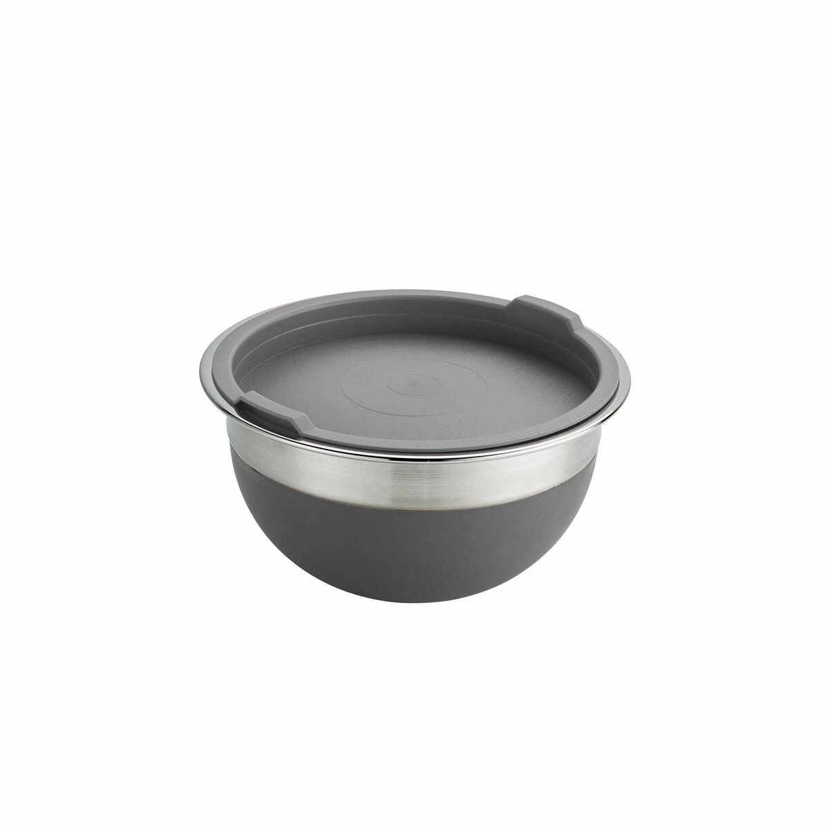 Tramontina 10 Pc Covered Stainless Steel And Silicone Mixing Bowl Set - Gray 7 Tramontina 10 Pc Covered Stainless Steel And Silicone Mixing Bowl Set - Gray - Image 7