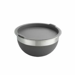Tramontina 10 Pc Covered Stainless Steel And Silicone Mixing Bowl Set - Gray 15 Tramontina 10 Pc Covered Stainless Steel And Silicone Mixing Bowl Set - Gray -Deals Tramontina Store 80202033IXM005G