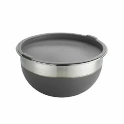 Tramontina 10 Pc Covered Stainless Steel And Silicone Mixing Bowl Set - Gray 14 Tramontina 10 Pc Covered Stainless Steel And Silicone Mixing Bowl Set - Gray -Deals Tramontina Store 80202033IXM006G