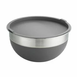 Tramontina 10 Pc Covered Stainless Steel And Silicone Mixing Bowl Set - Gray 13 Tramontina 10 Pc Covered Stainless Steel And Silicone Mixing Bowl Set - Gray -Deals Tramontina Store 80202033IXM007G