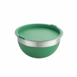 Tramontina 10 Pc Covered Stainless Steel And Silicone Mixing Bowl Set - Mint Green 18 Tramontina 10 Pc Covered Stainless Steel And Silicone Mixing Bowl Set - Mint Green -Deals Tramontina Store 80202034IXM006G