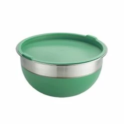 Tramontina 10 Pc Covered Stainless Steel And Silicone Mixing Bowl Set - Mint Green 17 Tramontina 10 Pc Covered Stainless Steel And Silicone Mixing Bowl Set - Mint Green -Deals Tramontina Store 80202034IXM007G