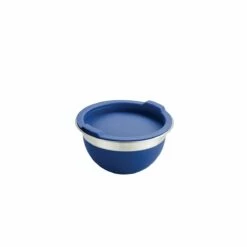 Tramontina 10 Pc Covered Stainless Steel And Silicone Mixing Bowl Set - Blue 17 Tramontina 10 Pc Covered Stainless Steel And Silicone Mixing Bowl Set - Blue -Deals Tramontina Store 80202035IXM003G