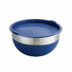 Tramontina 10 Pc Covered Stainless Steel And Silicone Mixing Bowl Set - Blue 14 Tramontina 10 Pc Covered Stainless Steel And Silicone Mixing Bowl Set - Blue -Deals Tramontina Store 80202035IXM006G