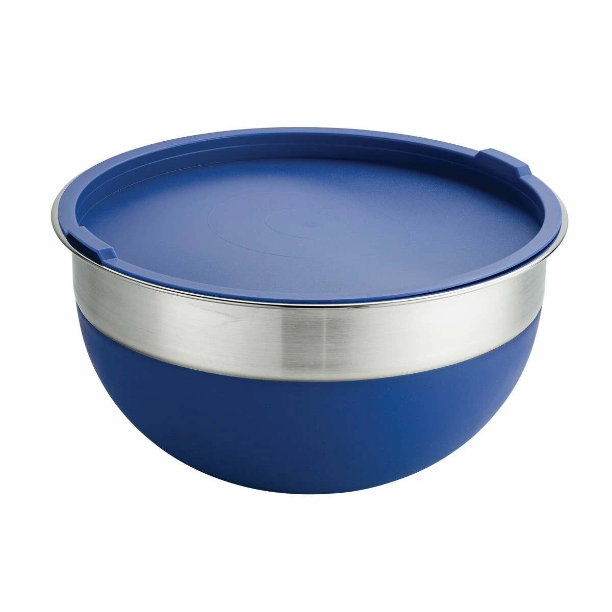 Tramontina 10 Pc Covered Stainless Steel And Silicone Mixing Bowl Set - Blue 4 Tramontina 10 Pc Covered Stainless Steel And Silicone Mixing Bowl Set - Blue - Image 4