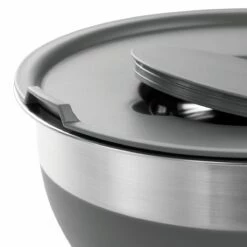 Tramontina 10 Pc Covered Stainless Steel And Silicone Mixing Bowl Set With Grating Tools - Charcoal Gray 12 Tramontina 10 Pc Covered Stainless Steel And Silicone Mixing Bowl Set With Grating Tools - Charcoal Gray -Deals Tramontina Store 80202044IXM004G