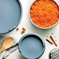 Tramontina 10 Pc Covered Stainless Steel And Silicone Mixing Bowl Set With Grating Tools - Blueberry Blue 15 Tramontina 10 Pc Covered Stainless Steel And Silicone Mixing Bowl Set With Grating Tools - Blueberry Blue -Deals Tramontina Store 80202045IXM002G