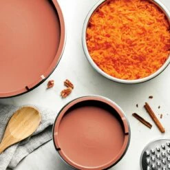 Tramontina 10 Pc Covered Stainless Steel And Silicone Mixing Bowl Set With Grating Tools - Persimmon Orange 15 Tramontina 10 Pc Covered Stainless Steel And Silicone Mixing Bowl Set With Grating Tools - Persimmon Orange -Deals Tramontina Store 80202046IXM002G