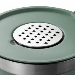 Tramontina 10 Pc Covered Stainless Steel And Silicone Mixing Bowl Set With Grating Tools - Sea Salt Green 10 Tramontina 10 Pc Covered Stainless Steel And Silicone Mixing Bowl Set With Grating Tools - Sea Salt Green -Deals Tramontina Store 80202047IXM004G