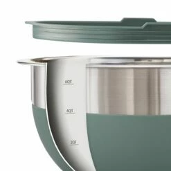 Tramontina 10 Pc Covered Stainless Steel And Silicone Mixing Bowl Set With Grating Tools - Sea Salt Green 13 Tramontina 10 Pc Covered Stainless Steel And Silicone Mixing Bowl Set With Grating Tools - Sea Salt Green -Deals Tramontina Store 80202047IXM006G