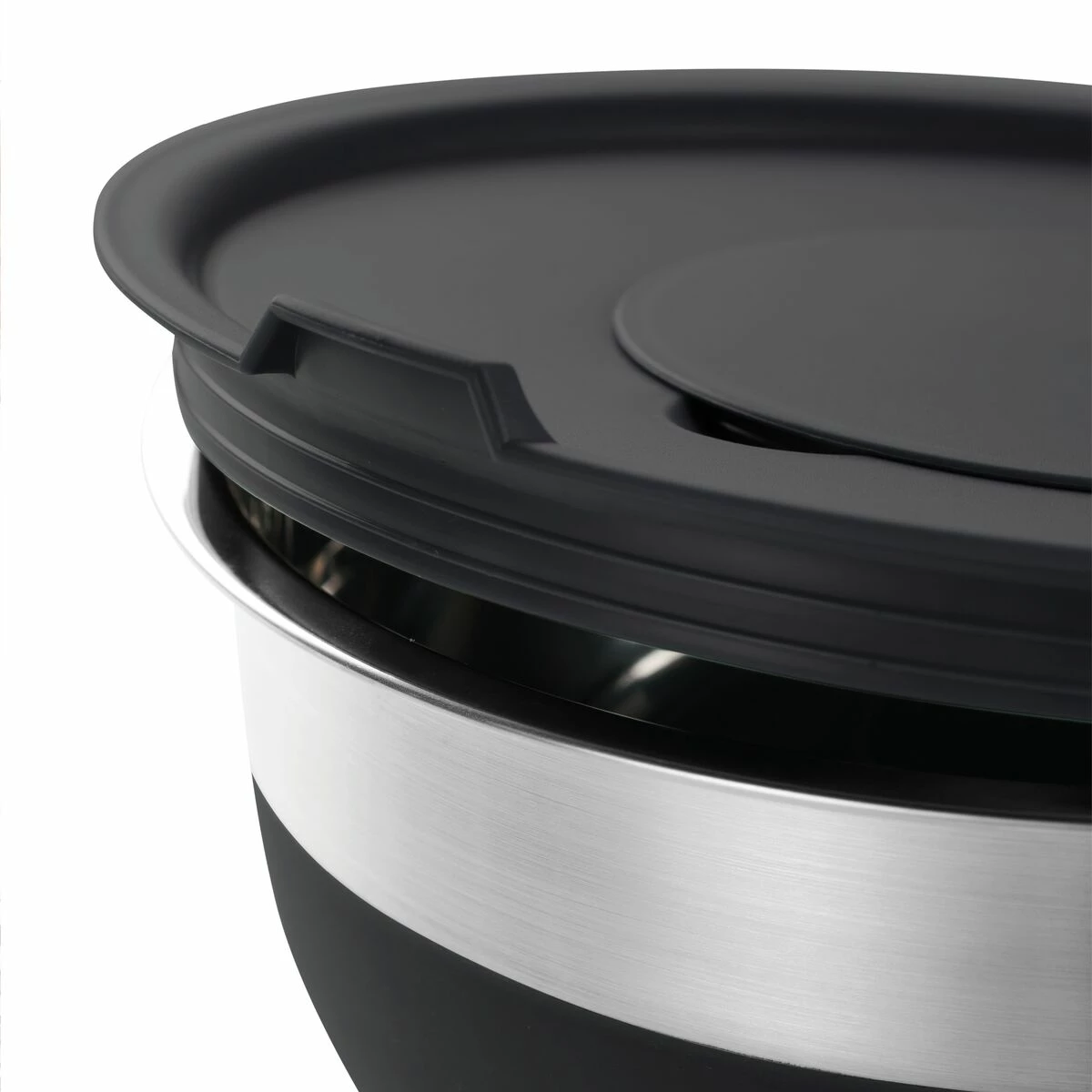 Tramontina 10 Pc Covered Stainless Steel And Silicone Mixing Bowl Set With Grating Tools - Black 7 Tramontina 10 Pc Covered Stainless Steel And Silicone Mixing Bowl Set With Grating Tools - Black - Image 7