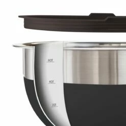 Tramontina 10 Pc Covered Stainless Steel And Silicone Mixing Bowl Set With Grating Tools - Black 13 Tramontina 10 Pc Covered Stainless Steel And Silicone Mixing Bowl Set With Grating Tools - Black -Deals Tramontina Store 80202048IXM006G