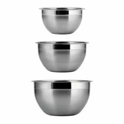 Tramontina 3 Pc Stainless Steel Mixing Bowl Set 12 Tramontina 3 Pc Stainless Steel Mixing Bowl Set -Deals Tramontina Store 80202202IXM004G