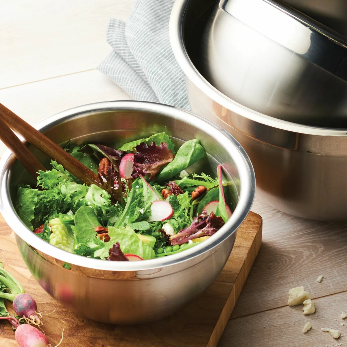 Tramontina 3 Pc Stainless Steel Mixing Bowl Set 4 Tramontina 3 Pc Stainless Steel Mixing Bowl Set - Image 4