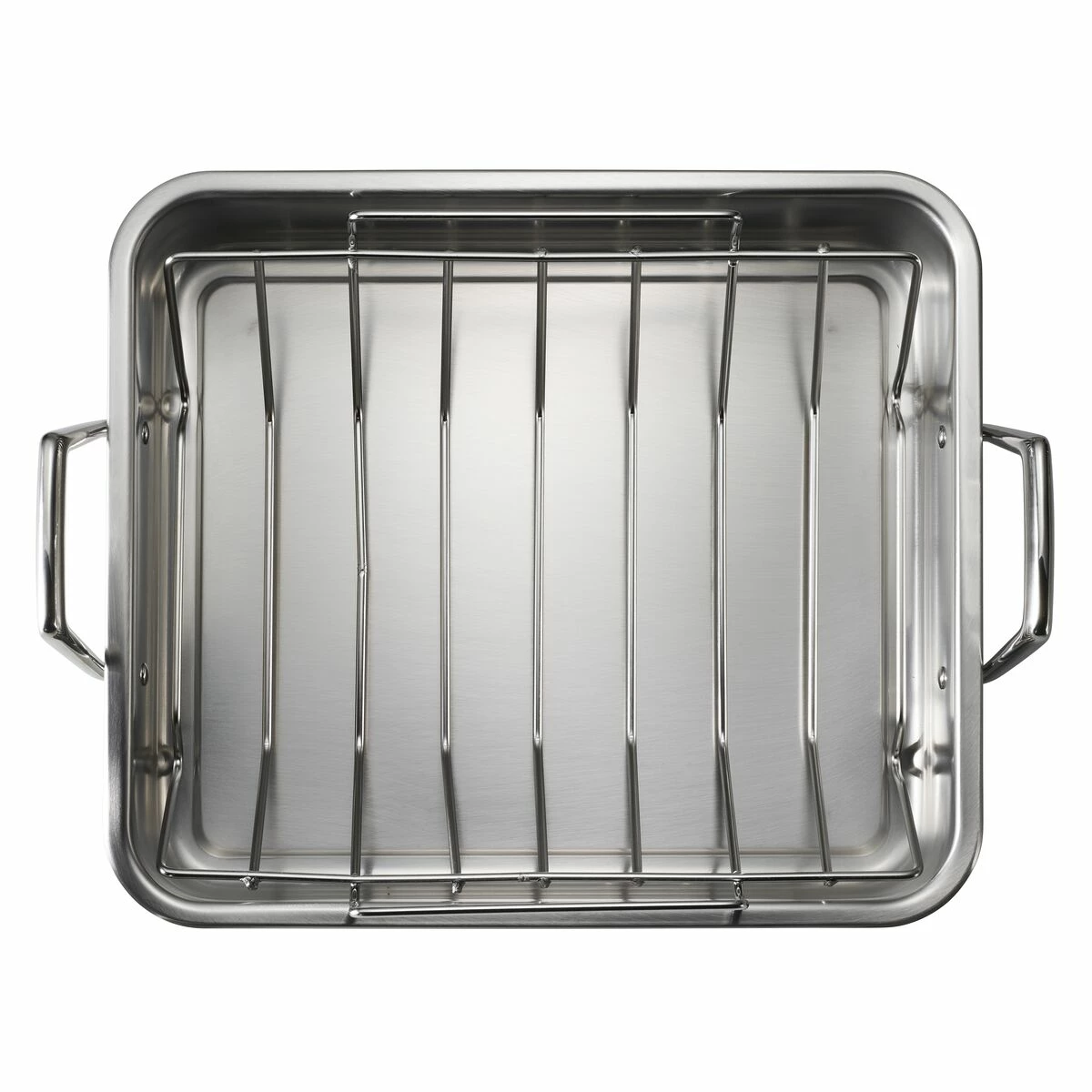 Tramontina Prima 16.5 In Stainless Steel Deep Roasting Pan - Includes Basting Grill & V-Rack 4 Tramontina Prima 16.5 In Stainless Steel Deep Roasting Pan - Includes Basting Grill & V-Rack - Image 4