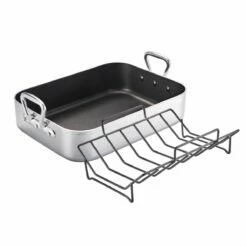 Tramontina 16 Inch Nonstick Roasting Pan With "V" Rack 7 Tramontina 16 Inch Nonstick Roasting Pan With "V" Rack -Deals Tramontina Store 80203007IXM002G