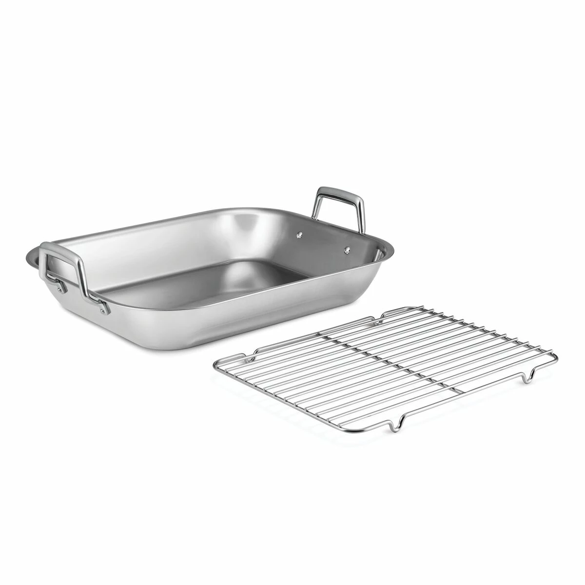 Tramontina Prima 18.75 In Stainless Steel Flared Edge Roasting Pan - Includes Basting Rack 7 Tramontina Prima 18.75 In Stainless Steel Flared Edge Roasting Pan - Includes Basting Rack - Image 7