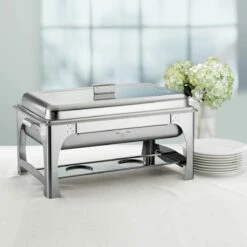 Tramontina Proline 9 Qt Stainless Steel Chafing Dish 9 Tramontina Proline 9 Qt Stainless Steel Chafing Dish -Deals Tramontina Store 80205520IXM003G
